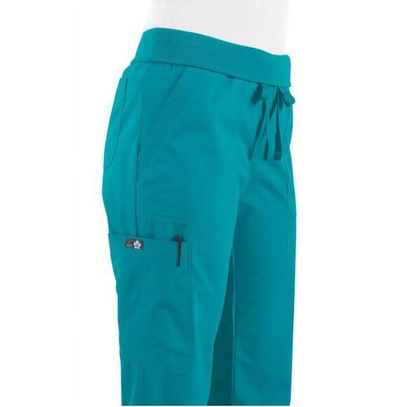 KOI™ 713 Women's Morgan Scrub Pant - Turquoise - Picture 3 of 4